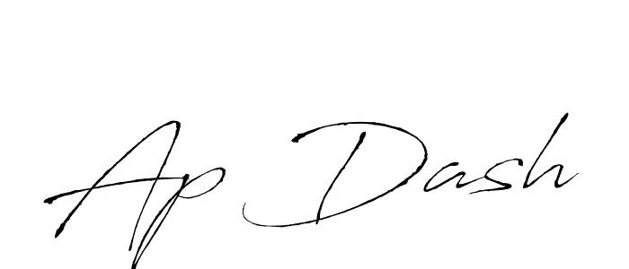 Design your own signature with our free online signature maker. With this signature software, you can create a handwritten (Antro_Vectra) signature for name Ap Dash. Ap Dash signature style 6 images and pictures png