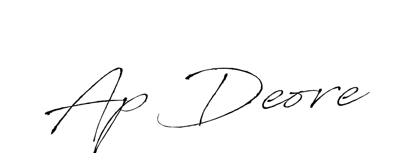 Once you've used our free online signature maker to create your best signature Antro_Vectra style, it's time to enjoy all of the benefits that Ap Deore name signing documents. Ap Deore signature style 6 images and pictures png