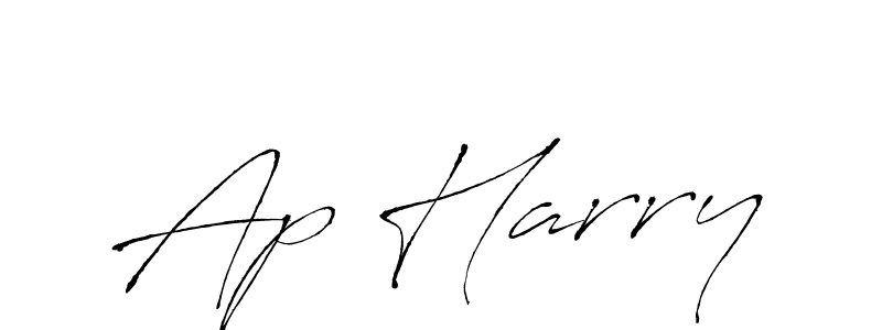 How to make Ap Harry signature? Antro_Vectra is a professional autograph style. Create handwritten signature for Ap Harry name. Ap Harry signature style 6 images and pictures png