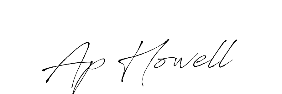 Similarly Antro_Vectra is the best handwritten signature design. Signature creator online .You can use it as an online autograph creator for name Ap Howell. Ap Howell signature style 6 images and pictures png