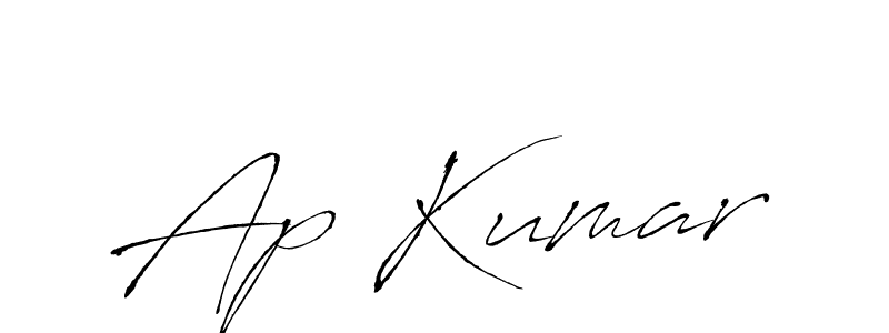 Use a signature maker to create a handwritten signature online. With this signature software, you can design (Antro_Vectra) your own signature for name Ap Kumar. Ap Kumar signature style 6 images and pictures png
