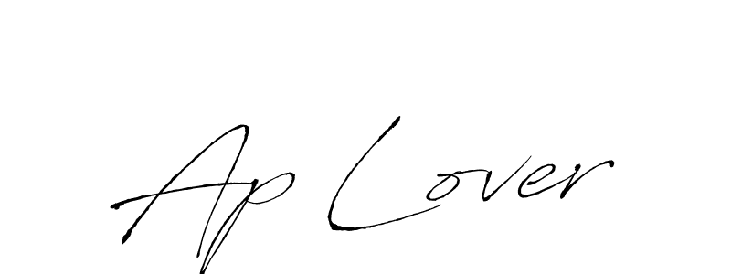 Make a beautiful signature design for name Ap Lover. With this signature (Antro_Vectra) style, you can create a handwritten signature for free. Ap Lover signature style 6 images and pictures png