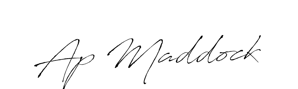 Also we have Ap Maddock name is the best signature style. Create professional handwritten signature collection using Antro_Vectra autograph style. Ap Maddock signature style 6 images and pictures png