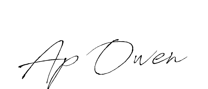 Make a beautiful signature design for name Ap Owen. Use this online signature maker to create a handwritten signature for free. Ap Owen signature style 6 images and pictures png