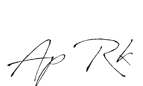 How to make Ap Rk name signature. Use Antro_Vectra style for creating short signs online. This is the latest handwritten sign. Ap Rk signature style 6 images and pictures png