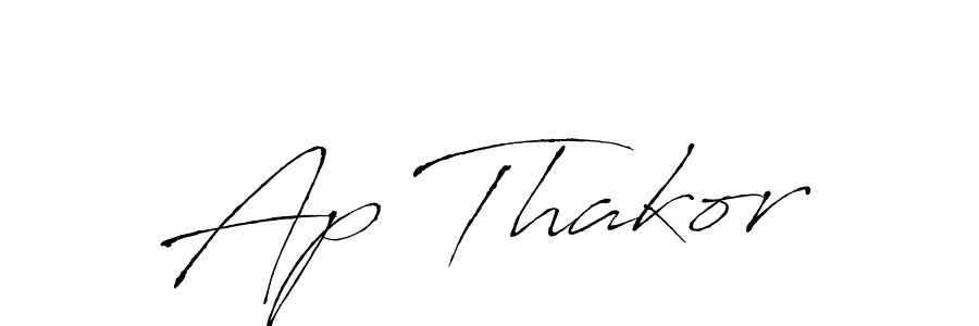 if you are searching for the best signature style for your name Ap Thakor. so please give up your signature search. here we have designed multiple signature styles  using Antro_Vectra. Ap Thakor signature style 6 images and pictures png