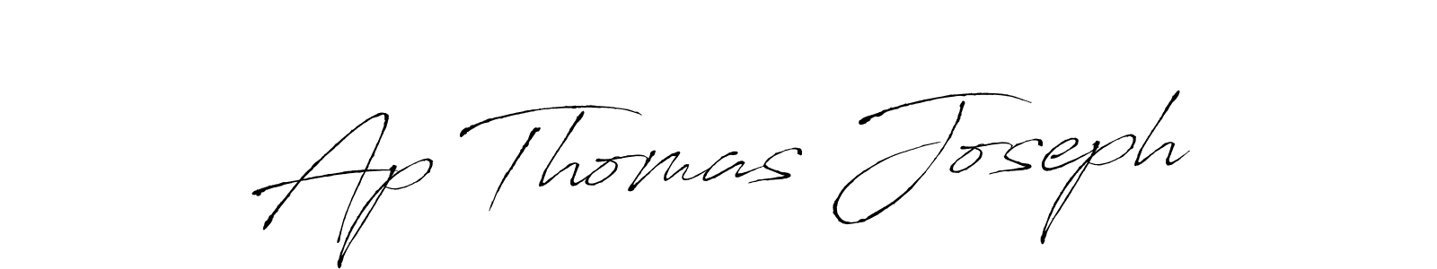 Make a beautiful signature design for name Ap Thomas Joseph. Use this online signature maker to create a handwritten signature for free. Ap Thomas Joseph signature style 6 images and pictures png