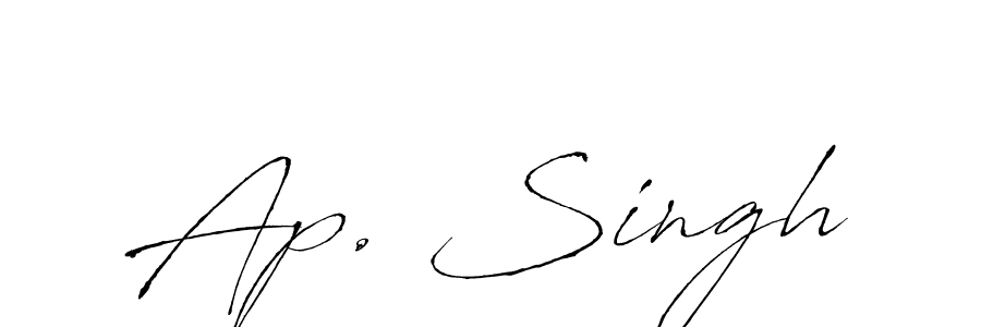 Make a beautiful signature design for name Ap. Singh. Use this online signature maker to create a handwritten signature for free. Ap. Singh signature style 6 images and pictures png