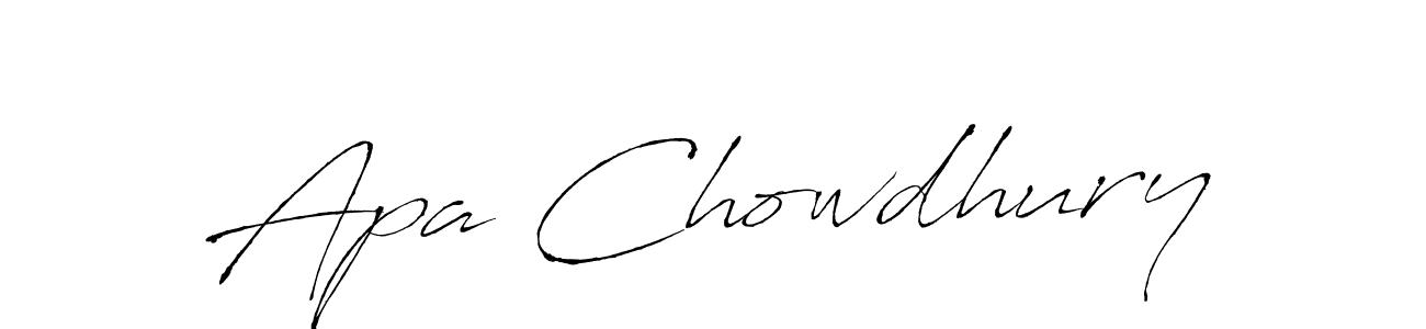 Make a beautiful signature design for name Apa Chowdhury. Use this online signature maker to create a handwritten signature for free. Apa Chowdhury signature style 6 images and pictures png