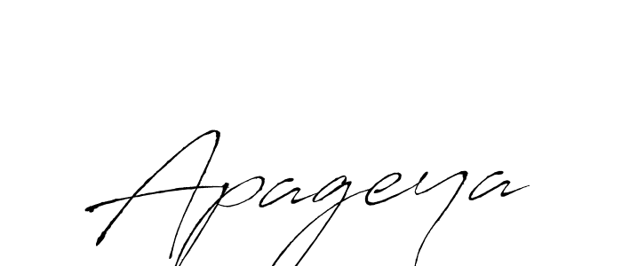 Use a signature maker to create a handwritten signature online. With this signature software, you can design (Antro_Vectra) your own signature for name Apageya. Apageya signature style 6 images and pictures png