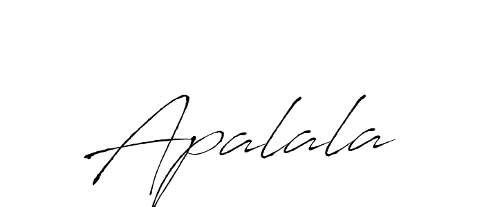 Design your own signature with our free online signature maker. With this signature software, you can create a handwritten (Antro_Vectra) signature for name Apalala. Apalala signature style 6 images and pictures png