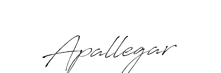 Design your own signature with our free online signature maker. With this signature software, you can create a handwritten (Antro_Vectra) signature for name Apallegar. Apallegar signature style 6 images and pictures png