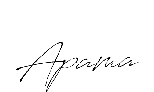 You should practise on your own different ways (Antro_Vectra) to write your name (Apama) in signature. don't let someone else do it for you. Apama signature style 6 images and pictures png