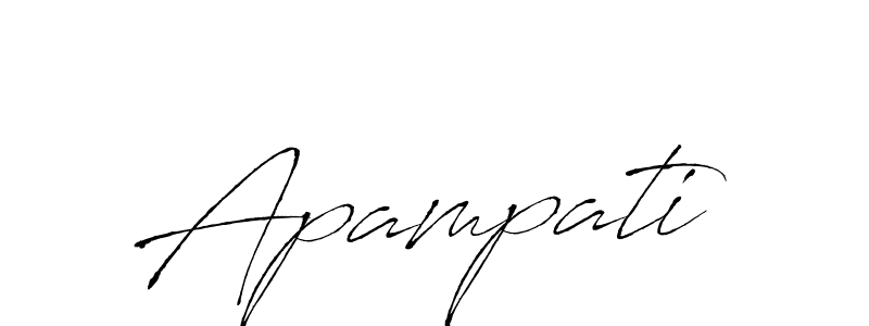 Make a beautiful signature design for name Apampati. With this signature (Antro_Vectra) style, you can create a handwritten signature for free. Apampati signature style 6 images and pictures png