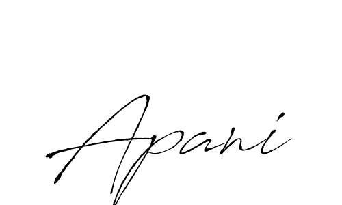 Apani stylish signature style. Best Handwritten Sign (Antro_Vectra) for my name. Handwritten Signature Collection Ideas for my name Apani. Apani signature style 6 images and pictures png