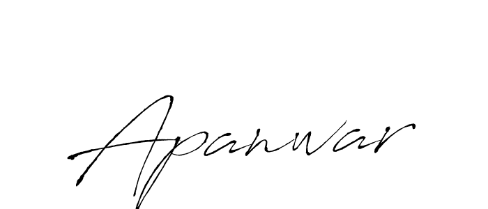 Also we have Apanwar name is the best signature style. Create professional handwritten signature collection using Antro_Vectra autograph style. Apanwar signature style 6 images and pictures png