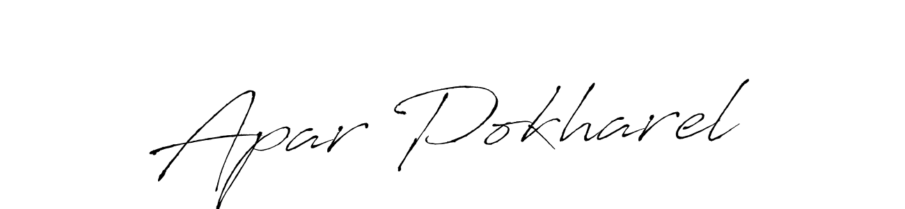 if you are searching for the best signature style for your name Apar Pokharel. so please give up your signature search. here we have designed multiple signature styles  using Antro_Vectra. Apar Pokharel signature style 6 images and pictures png
