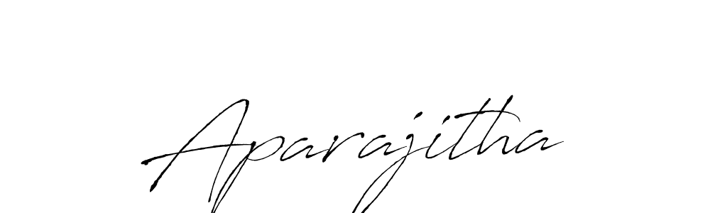 Design your own signature with our free online signature maker. With this signature software, you can create a handwritten (Antro_Vectra) signature for name Aparajitha. Aparajitha signature style 6 images and pictures png