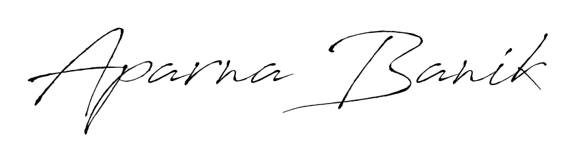 A dynamic signature style for Aparna Banik using Antro_Vectra script. Designed to look authentic, handwritten, and professional. Aparna Banik signature style 6 images and pictures png