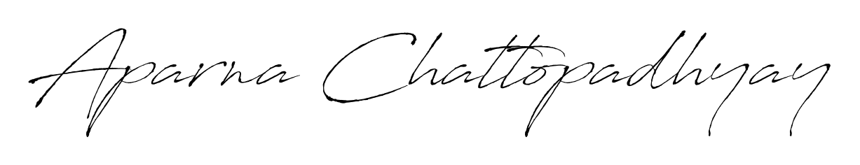 Looking for an artistic signature for Aparna Chattopadhyay? The Antro_Vectra calligraphy style gives a sophisticated flow suitable for business cards and emails. Aparna Chattopadhyay signature style 6 images and pictures png