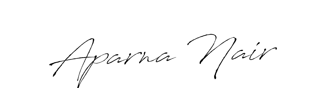The best way (Antro_Vectra) to make a short signature is to pick only two or three words in your name. The name Aparna Nair include a total of six letters. For converting this name. Aparna Nair signature style 6 images and pictures png