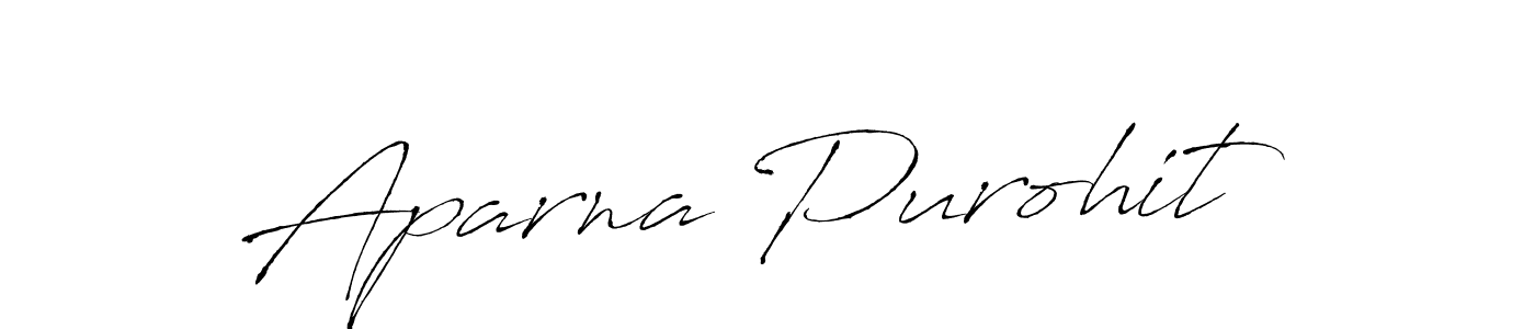 Design your own signature with our free online signature maker. With this signature software, you can create a handwritten (Antro_Vectra) signature for name Aparna Purohit. Aparna Purohit signature style 6 images and pictures png