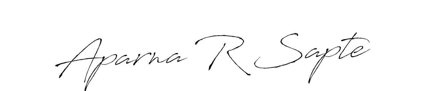 This is the best signature style for the Aparna R Sapte name. Also you like these signature font (Antro_Vectra). Mix name signature. Aparna R Sapte signature style 6 images and pictures png