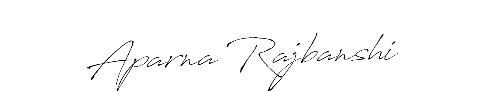 How to make Aparna Rajbanshi name signature. Use Antro_Vectra style for creating short signs online. This is the latest handwritten sign. Aparna Rajbanshi signature style 6 images and pictures png