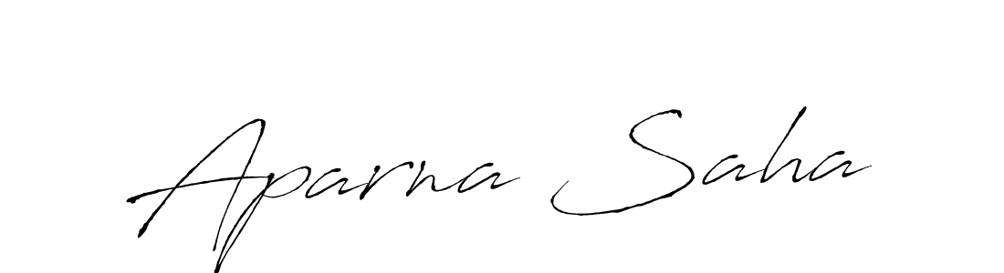 How to make Aparna Saha name signature. Use Antro_Vectra style for creating short signs online. This is the latest handwritten sign. Aparna Saha signature style 6 images and pictures png