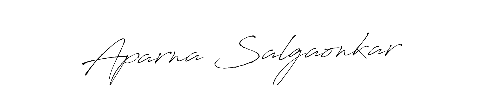 Aparna Salgaonkar stylish signature style. Best Handwritten Sign (Antro_Vectra) for my name. Handwritten Signature Collection Ideas for my name Aparna Salgaonkar. Aparna Salgaonkar signature style 6 images and pictures png