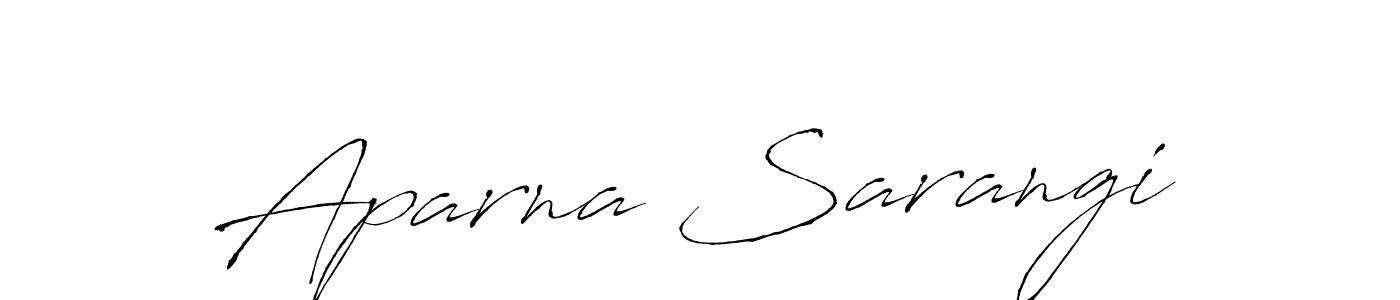 How to make Aparna Sarangi signature? Antro_Vectra is a professional autograph style. Create handwritten signature for Aparna Sarangi name. Aparna Sarangi signature style 6 images and pictures png