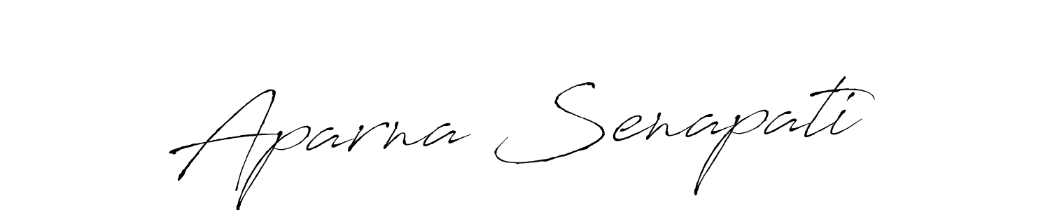 Create a beautiful signature design for name Aparna Senapati. With this signature (Antro_Vectra) fonts, you can make a handwritten signature for free. Aparna Senapati signature style 6 images and pictures png