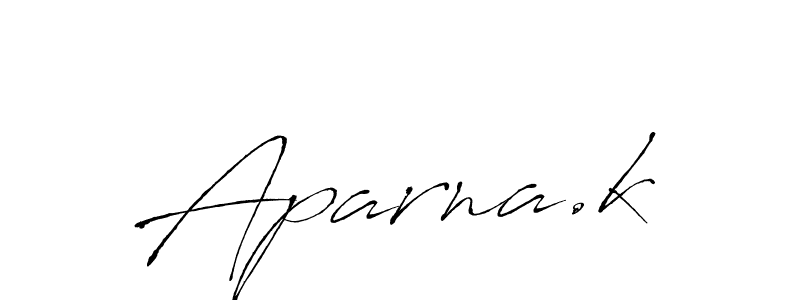 Use a signature maker to create a handwritten signature online. With this signature software, you can design (Antro_Vectra) your own signature for name Aparna.k. Aparna.k signature style 6 images and pictures png