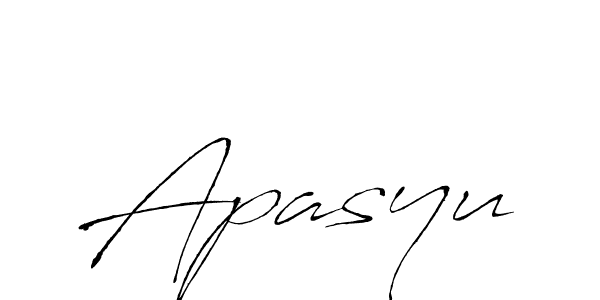 Apasyu stylish signature style. Best Handwritten Sign (Antro_Vectra) for my name. Handwritten Signature Collection Ideas for my name Apasyu. Apasyu signature style 6 images and pictures png