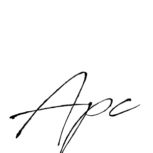 if you are searching for the best signature style for your name Apc. so please give up your signature search. here we have designed multiple signature styles  using Antro_Vectra. Apc signature style 6 images and pictures png