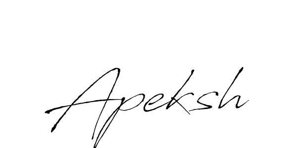 The best way (Antro_Vectra) to make a short signature is to pick only two or three words in your name. The name Apeksh include a total of six letters. For converting this name. Apeksh signature style 6 images and pictures png