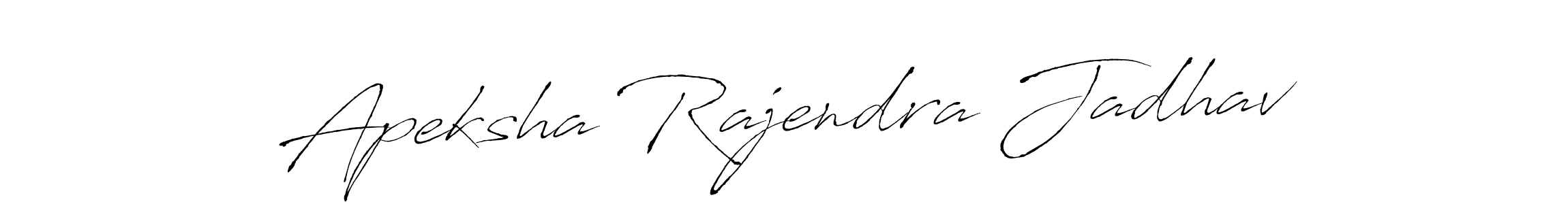 How to make Apeksha Rajendra Jadhav signature? Antro_Vectra is a professional autograph style. Create handwritten signature for Apeksha Rajendra Jadhav name. Apeksha Rajendra Jadhav signature style 6 images and pictures png