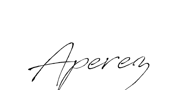 Make a beautiful signature design for name Aperez. With this signature (Antro_Vectra) style, you can create a handwritten signature for free. Aperez signature style 6 images and pictures png