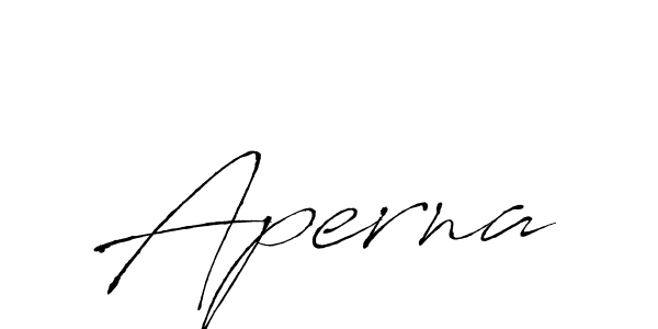 How to make Aperna signature? Antro_Vectra is a professional autograph style. Create handwritten signature for Aperna name. Aperna signature style 6 images and pictures png