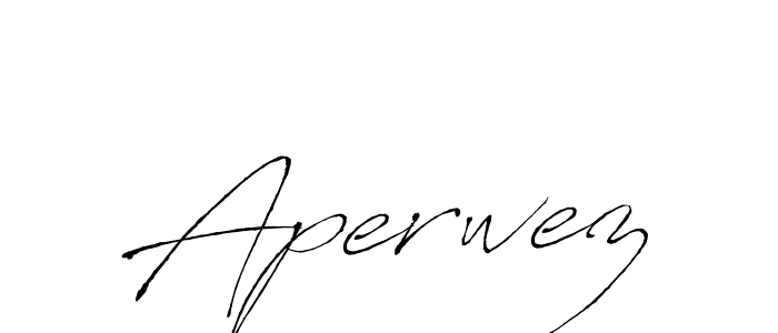 Use a signature maker to create a handwritten signature online. With this signature software, you can design (Antro_Vectra) your own signature for name Aperwez. Aperwez signature style 6 images and pictures png