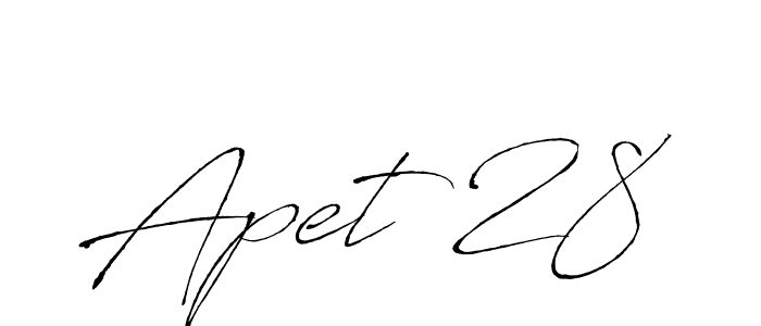 This is the best signature style for the Apet 28 name. Also you like these signature font (Antro_Vectra). Mix name signature. Apet 28 signature style 6 images and pictures png