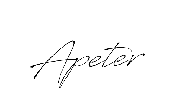Once you've used our free online signature maker to create your best signature Antro_Vectra style, it's time to enjoy all of the benefits that Apeter name signing documents. Apeter signature style 6 images and pictures png