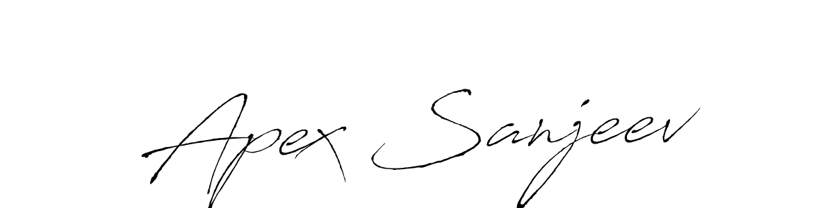 Make a beautiful signature design for name Apex Sanjeev. Use this online signature maker to create a handwritten signature for free. Apex Sanjeev signature style 6 images and pictures png
