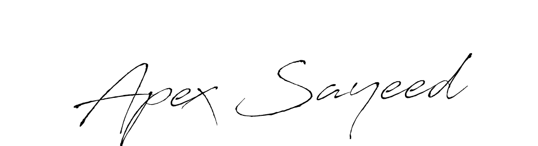 This is the best signature style for the Apex Sayeed name. Also you like these signature font (Antro_Vectra). Mix name signature. Apex Sayeed signature style 6 images and pictures png