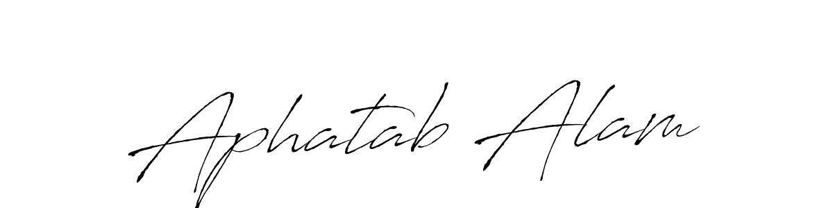Design your own signature with our free online signature maker. With this signature software, you can create a handwritten (Antro_Vectra) signature for name Aphatab Alam. Aphatab Alam signature style 6 images and pictures png