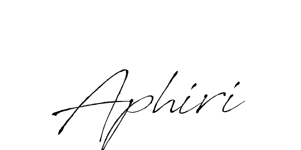 Design your own signature with our free online signature maker. With this signature software, you can create a handwritten (Antro_Vectra) signature for name Aphiri. Aphiri signature style 6 images and pictures png