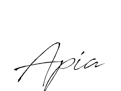 How to make Apia signature? Antro_Vectra is a professional autograph style. Create handwritten signature for Apia name. Apia signature style 6 images and pictures png