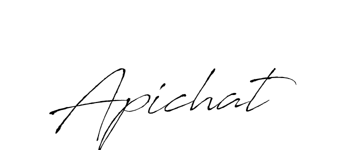 How to make Apichat name signature. Use Antro_Vectra style for creating short signs online. This is the latest handwritten sign. Apichat signature style 6 images and pictures png