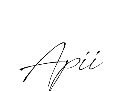 Antro_Vectra is a professional signature style that is perfect for those who want to add a touch of class to their signature. It is also a great choice for those who want to make their signature more unique. Get Apii name to fancy signature for free. Apii signature style 6 images and pictures png