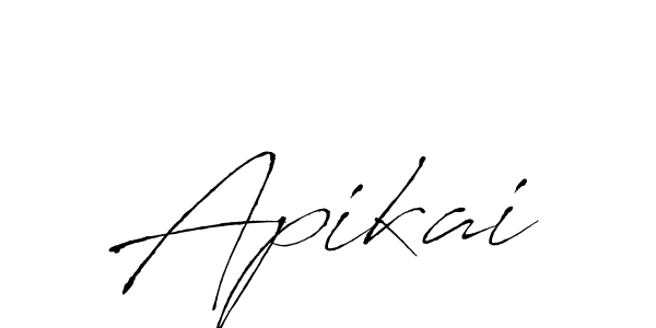 You should practise on your own different ways (Antro_Vectra) to write your name (Apikai) in signature. don't let someone else do it for you. Apikai signature style 6 images and pictures png